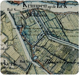 Topografische militaire kaart 1830-1850